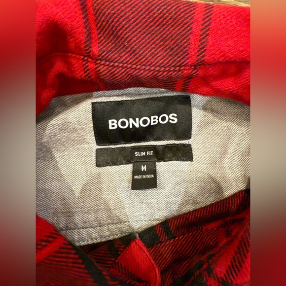 Bonobos Slim Fit Wool Over-shirt Button down Size Medium - Picture 5 of 5